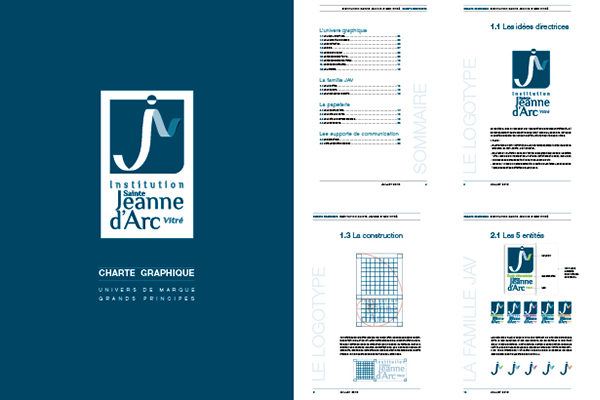 Charte graphique de l'Institution Jeanne d'Arc